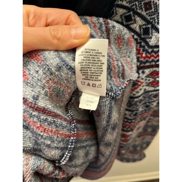 Aeropostale Men’s 2XL 1/4 Zip Soft Fleece Pullover Sweater Aztec Pattern Outdoor - Picture 4 of 7